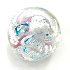 Jim Karg Hand Blown Art Glass Signed Paperweight S